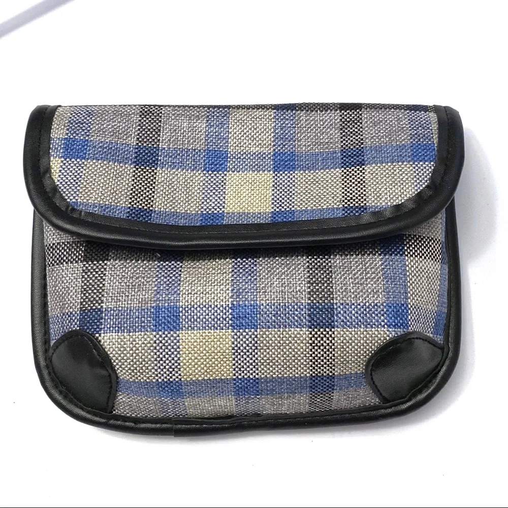 Plaid Mini Messenger Crossbody Bag - Picture 5 of 9